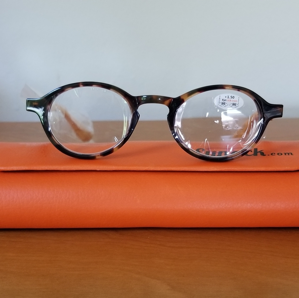 NWC Eynack Rez style handmade bamboo reading glasses